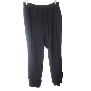Gerry Women’s Black Fleece Pull-On Jogger Casual Ski Pants Size Large